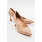 LuviShoes PEDRA Ten Cilt Kadın Topuklu Ayakkabı