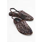 LuviShoes SHEN Siyah Sarı Desenli Fileli Burnu Kapalı Kadın Sandalet