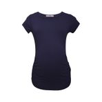 LuvmaBelly Maternity 2009-2015 Lacivert Hamile T-shirt