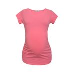 LuvmaBelly Maternity 2009-2015 Pembe Hamile T-shirt