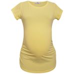 LuvmaBelly Maternity 2009-2015 Sarı Hamile T-shirt