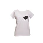 LuvmaBelly Maternity 2501-2516 Pamuklu Siyah Hamile T-Shirt