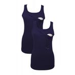 LuvmaBelly MYRA1504-1504 Lacivert Emzirme Atlet Seti