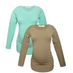 LuvmaBelly MYRA2306-2307 Hamile T-shirt Seti