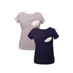 LuvmaBelly MYRA2503-2504 Emzirme T-shirt Seti