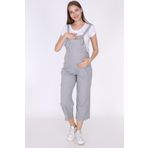 LuvmaBelly MYRA6100 Gri Hamile Salopet