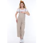 LuvmaBelly MYRA6101 Bej Hamile Salopet