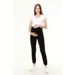 Luvmabelly MYRA8090 - Siyah Hamile Jogger Eşofman