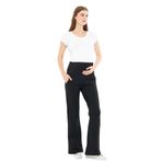 Luvmabelly - MYRA8155 - İspanyol Paça Çelik Örme Hamile Pantolonu