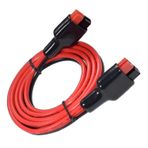 LUVMOXE 45A Konektör Uzatma Kablosu, 14AWG Güneş Paneli Uzatma Kablosu Taşınabilir Güç İstasyonu ile Uyumlu Güneş Jeneratörü Güneş Paneli (1M/3.28Ft)