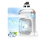 luvroshe 5 Başlık 21 CM BÜYÜK BOY Vantilatör Brushless Motor Mini Buzlu Fan Klima Nemlendirici H2o Hava Soğutucu
