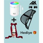 Luvroshe bel desteği bel yastığı HEDİYELİ Hava Nemlendiricisi koku h2o - Beyaz