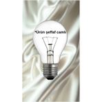 LUX 40W Akkor Flamanlı Ampul 220V Sarı Işık Şeffaf Cam