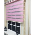 Lux Bambu Stor Zebra Perde Fuşya Pembe Etek Dilimli STB 400 V16