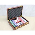 Lüx Deri Çantalı 200'lü Poker Oyun Seti 2 Adet İskambil Deste Kağıt Profesyonel Kalite Şık Tasarım