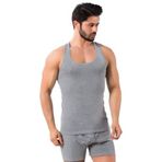 Lüx Drm Erkek Gri Sporcu Rambo Pamuklu Atlet, M, İDP1008-89D0018318271