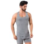 Lüx Drm Erkek Gri Sporcu Rambo Pamuklu Atlet, S, İDP1008-869SC00184001