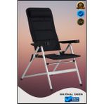 Lüx Kamp Sandalyesi Geriye Yatabilen Bardak Tutuculu 4,5 kg 120*119*49 cm - 119 x 49 cm - 6456 Ecorce Tube Marron