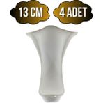Lüx Lükens Beyaz 13CM Plastik Ayak Mobilya Masa ve Dolap AYAĞI(BEYAZ)(13CM) - 13cm - 4 ADET