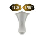 Lüx Lükens Beyaz 13Cm Plastik Ayak Mobilya Masa Ve Dolap Ayağı(Beyaz)(13Cm) Beyaz 13Cm 13Cm - 1 Adet