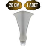 Lüx Lükens Beyaz 20CM Plastik Ayak Mobilya Masa ve Dolap AYAĞI(BEYAZ)(20CM) - 20cm - 1 ADET
