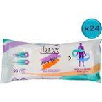 Lux Lüx Hasta Vücut Temizleme Islak Mendil Havlu 50 Yaprak Xl (24 Lü Set)