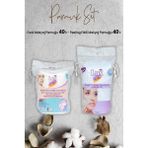 Lux Peeling Etkili Makyaj Pamuğu 40'lı ve Oval Makyaj Pamuğu 40'lı Yumuşak Doku ile Temizleme