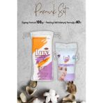 Lux Peeling Etkili Makyaj Pamuğu 40'lı ve Zigzag Pamuk 100 gr Yüz Temizleme İçin Hassas Doku
