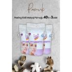 Lux Peeling Etkili Makyaj Pamuğu 40'lı x 3 Adet Yüz Temizleme Pedleri Hassas Ciltler İçin
