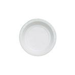 Lüx Plastik **100 Adet** 33/b Köpük Plastik Tabak 19 Cm Büyük Boy Beyaz