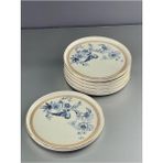 Lüx Seri Porselen 6 Lı 20 Cm Pasta Tabağı