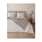 Lux Touch Alaçatı Vizon %100 Pamuklu Müslin Yumuşacık Elyaf Dolgulu Yatak Örtüsü Çift Kişilik 230x250 Cm