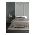 Lux Touch Azure Vizon Çift Kişilik Pike 200 X 230 Cm Yatak Koltuk Kanepe Örtüsü Pamuklu Dokuma Püsküllü