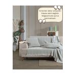 Lux Touch Lily B.Yeşil Koltuk Örtüsü 150 x 200 cm Kanepe Çekyat Divan Örtüsü Şalı Pamuklu Püsküllü
