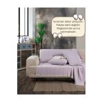 Lux Touch Lily Lila Koltuk Örtüsü 150 x 200 cm Kanepe Çekyat Divan Örtüsü Şalı Pamuklu Püsküllü