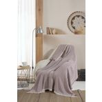 Lux Touch Vera Mürdüm Tekli Koltuk Berjer Örtüsü Şalı 150 x 200 cm Tv Battaniyesi Throw Pamuklu