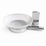 Lüx Vidalı Krom Sabunluk Duvar Tipi Banyo Sabunluğu Paslanmaz Metal Şık Modern Minimal Tasarım