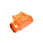 LUX WARES Geylani 125 Lik Plastik Atık Pis Su Çekvalf Klapeli 125mm