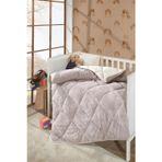 Lüx Wellsoft Yorgan Çift Taraflı Bebek Yorganı 95X145 Krem