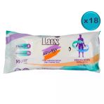 Lux Yetişkin Vücut Temizleme Islak Mendil Havlu 50 Yaprak Xl (18 Li Set)