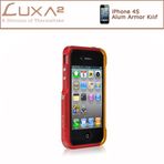 Luxa2 LHA0074-B iPhone Alum Armor Aluminyum Kırmızı Altın Kılıf