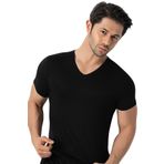 LÜXDRM 5'li Ekonomik Paket, Bambu Kumaş, V Yakalı Likralı Erkek T-shirt & Fanila