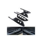 LUXE AKSESUAR Honda Civic FC5 FK7 2016-2021 Cam Kontrol Paneli Karbon Fiber – 4 Parça Set (Ön + Arka)