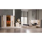 Luxe Home Alyans Yatak Odası Takımı - Beyaz