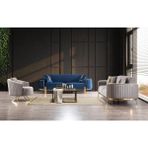 Luxe Home Lara Koltuk Takımı - Lacivert - Gri