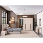 Luxe Home Zümrüt Yatak Odası Takımı - Ekru