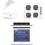 Luxell A68 SF3 - OC88 - DA88 88 2'li Beyaz Ankastre Set