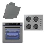 Luxell A68 SGF3 - OC88 - DA6 835 Gri 3'lü Ankastre Set