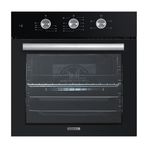 Luxell B66-SF3-MT Siyah Ankastre Fırın
