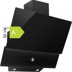 Luxell DA6-830 A + Sınıfı 3 Kademeli Mekanik Duvar Tipi Ankastre Cam Davlumbaz Siyah